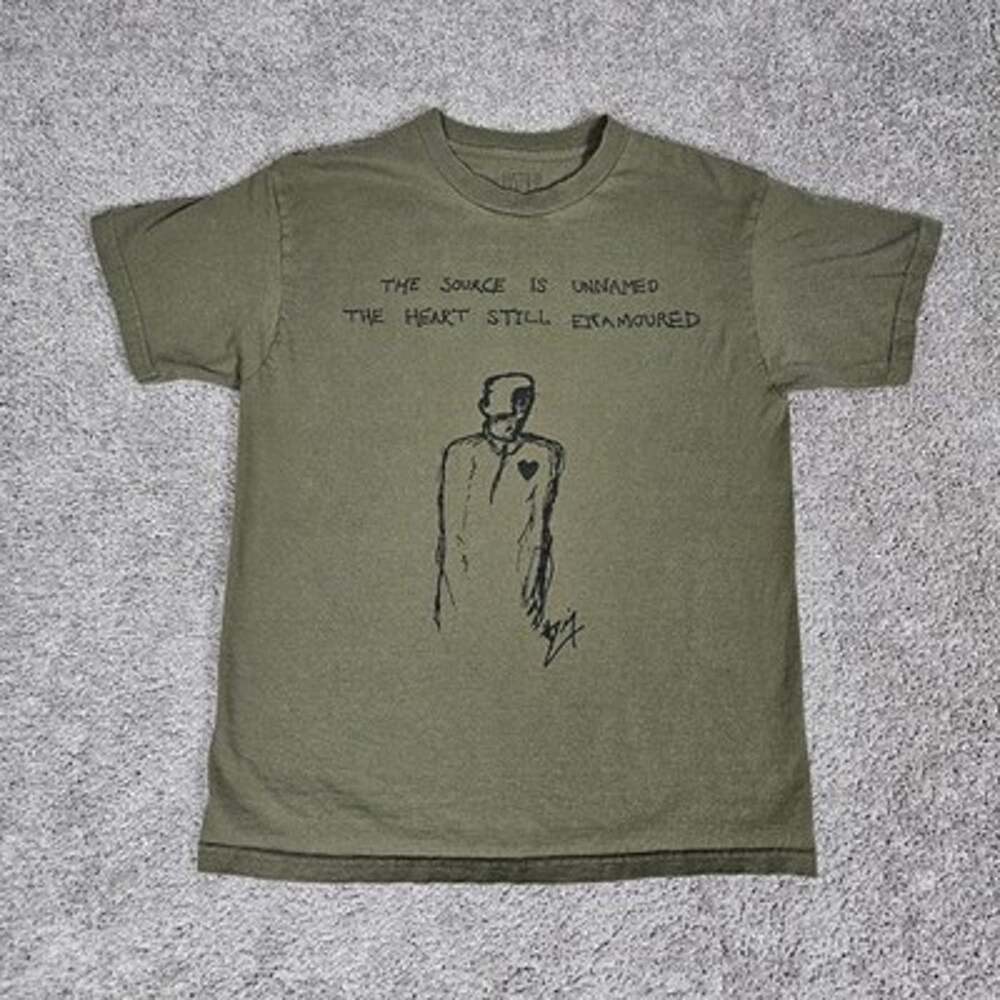 Hozier Shirt Women's Medium Green Unknown Lyric Tee Rock Blues Indie